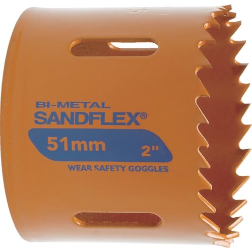 Bahco 3830-50-VIP 4/6 TPI "Sandflex" Bi-Metal Hole Saw, Orange, 50 x 38 mm