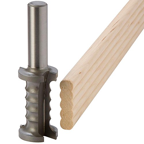 Rockler 3/8 Beadlock Tenon Bit - Precision-Machined Carbide Flutes Router Bits - 1/2