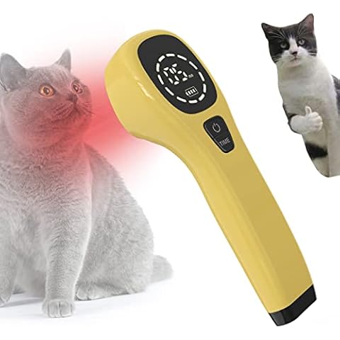 KTS Vet Red Light Therapy Device for Pain Relief From Arthritis, Otitis, Hip Dysplasia and Wounds Healing, 650 & 808 nm Cold Laser Therapy for Pets, Cats, Dogs, Horses, Cattle, Pigs and Husbandry Cover