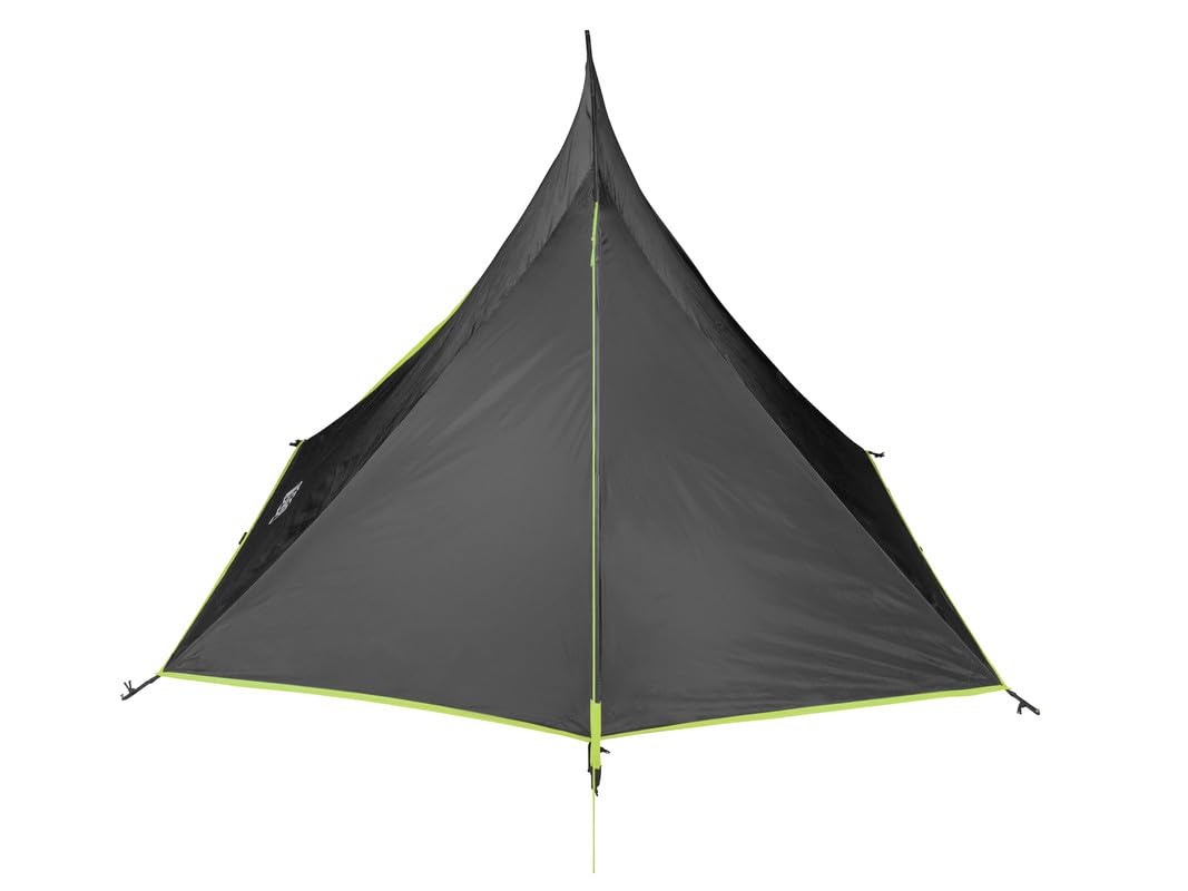 Finn - Zelt 2 Personen 280x170x120cm Ultraleicht – Robustes Bikepacking Zelt mit Vorzelt & Insektenschutz - Für Camping & Outdoor - 2 Mann Zelt mit abgedunkelter Black Coat Innenbeschichtung