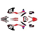 Kalair GFX Graphics Kit for Apollo RXF Freeride 150 190 (All Years) Viper Series Red 16 Mil - On/Off The Road - Dirt Pit Bike Motorcycle Sticker, Dirtbike Racing Decal Motocross no-Plastics