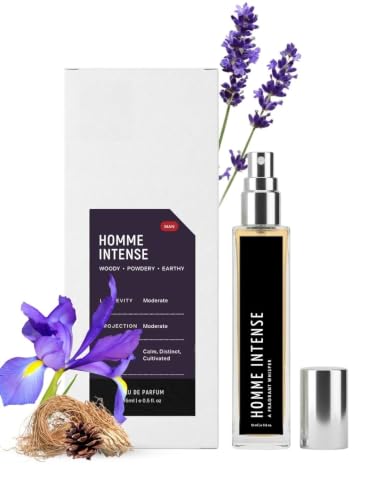 Image of Homme Intense Perfume for Men | Eau De Parfum Spray | Iris Woody Powdery Fragrance | Luxury Gift for Him | 15 ml