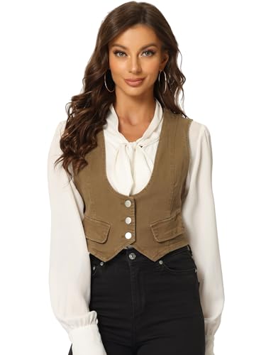 Chaleco de vaqueros mujer corte slim para estilizar looks casuales de entretiempo