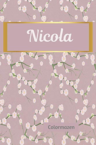 Nicola: Personalised Cherry Blossom Notebook (Small)