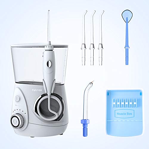 SENGOLOGY Water Flosser Professional Countertop Flosser Dental Oral Irrigator -Rechargeable 12 Modes Water Flossing with Cleanable Water Tank for Home, Braces & Bridges Care