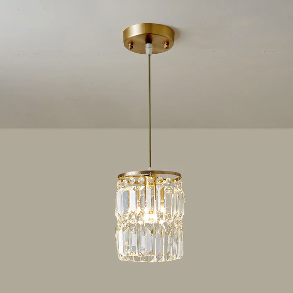 Lustre Cuisine Cristal Doré Antirouille au Style Unique