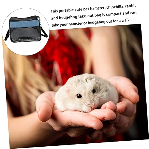 GARVALON 1Pc Bolsa Para Hamster Mochila Portátil Vagão Portátil Pequena Bolsa De Viagem Para Hamster
