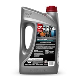 TRIAX Forklift HTF - Full Synthetic Hydraulic & Transmission Oil - Commercial Grade, True All Season to -50F (1 Gallon)