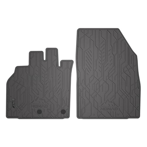 FROGUM Nomad Tapis de Sol Voiture en Caoutchouc Avant pour Renault Grand Scenic II/Scenic III/Scenic II | Matériau Durable | Bord de Protection de 1,5 cm