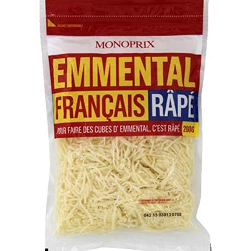 Monoprix Emmental français râpé - Le sachet de 200g