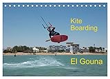  Kite Boarding El Gouna (Tischkalender 2026 DIN A5 quer), CALVENDO Monatskalender: Ägypten und vor allem das liebliche Örtchen El Gouna ist für Wind- und Wassersportler erste Anlaufadresse.