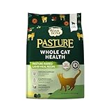 Wishbone Pasture New Zealand Lamb, Gluten Free, Grain Free Dry Cat Food, Premium Lamb Recipe Cat Food for Overall Pet Health - 4 lb