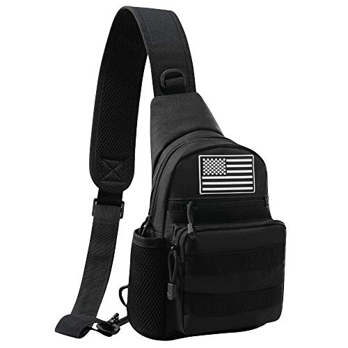 Jueachy Sling Bag Military Shoulder Chest Pack Shoulder Molle Sling Pouch #TOP19