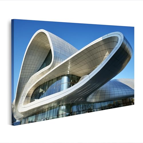 Tableau sur toile moderne decoration murale futuriste design architectural islandburner B2