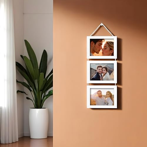 Image of Art Street Hanging photo frame pearl drop- set of 3