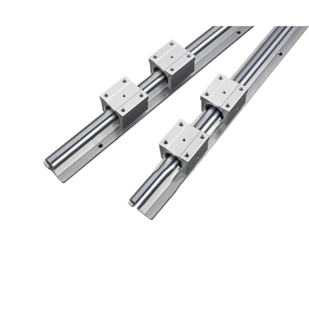 Bloc De Roulement À Billes Linéaire SBR10-25UU, Curseur Linéaire De 12mm for Routeur CNC Rail De Guidage Linéaire SBR Argent(SBR20UU)