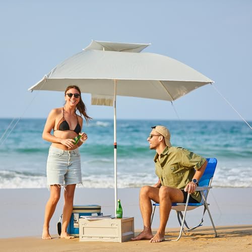 Image of #WEJOY Folding Beach Chairs for Adults, High Back Lightweight for Camp Lawn