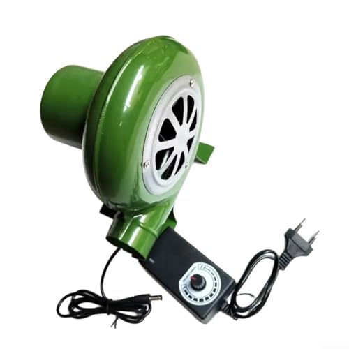 Ventilatore elettrico da 220 V con regolatore di velocità per ventilazione, cambio ventola, barbecue, camino, ventilatore a turbina per riscaldatori, barbecue, picnic, 80 W