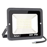 【IP65 IMPERMEABLE】 Nuestras luces de seguridad están hechas de una carcasa de aluminio fundido a presión y vidrio templado, la luz de inundación exterior puede funcionar bien en lluvia, aguanieve, nieve. La luz puntual se puede aplicar en jardines, muelles, estadios, patio, área de juegos, cancha de baloncesto, adecuada tanto para interiores como para exteriores.