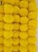 DECORATION CRAFT Artificial Marigold Flower Garlands 5 Feet Long (Lemmon Yellow, 5)
