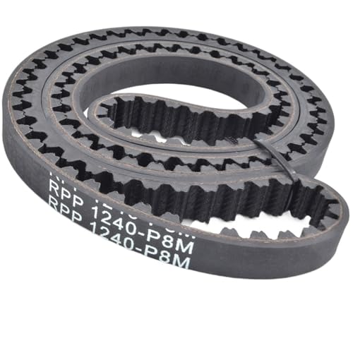 Courroie de distribution RPP8M P8M en caoutchouc renforcé pas 8mm largeur 50mm