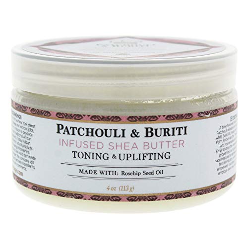 Patchouli and Buriti Infused Shea Butter by Nubian Heritage for Unisex - 4 oz Moisturizer