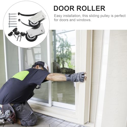 Poleas para puertas correderas de diseño estable COLLBATH, herraje de alta durabilidad 5