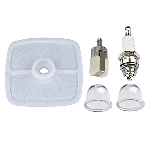 Hipa 13031054130 Air Filter with Spark Plug Primer Bulb Fuel Filter for Echo HC160 HC200 HC225 HC1600 PB250 PE230 PE231 PPF210 SRM210 SRM211 Gas Trimmer