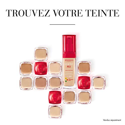 Bourjois Fond de Teint Healthy Mix Anti Fatigue et Révélateur d'Eclat Teint Unifié Frais et Hydraté Longue Tenue 54 30ml - vue 6