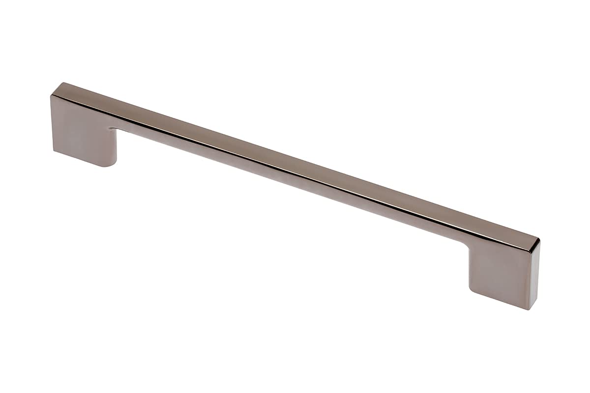 Rejs Black Chrome Boss Bar Handles Kitchen & Bedroom Cabinet Door Handles (D705) (160 Mm, )