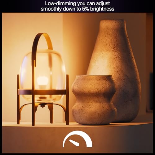 Image of Philips Hue - A19 Smart LED Bulb, Warm White 2700K, E26 Base, 10.5W, 1100 Lumens, Dimmable, Compatible with Alexa, Google Assistant and Apple Home, 2 Pack