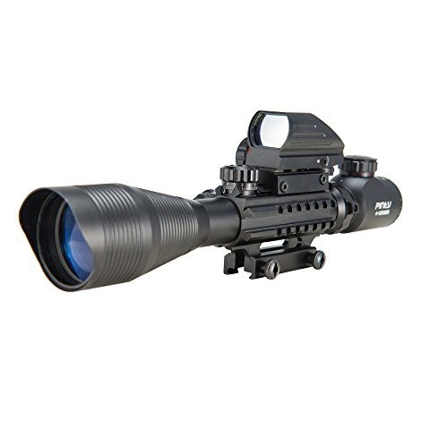 Pinty 4-12x50 Tactical Rifle Scope Combo #TOP14
