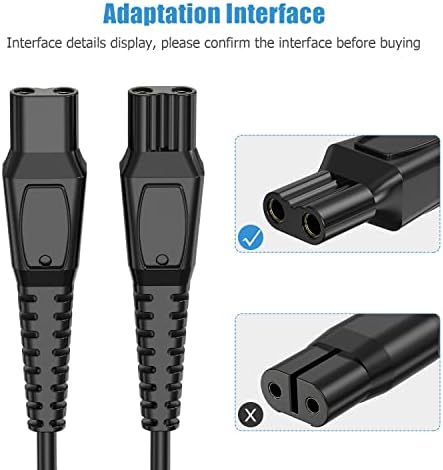 Charger for One Blade QP2530 QP2630, Ancable 8V USB Shaver Charger Cable for Norelco Oneblade QP2530 QP2630 HQ850 HQ912 HQ913 HQ914 HQ915 HQ916 Trimmer Shaver