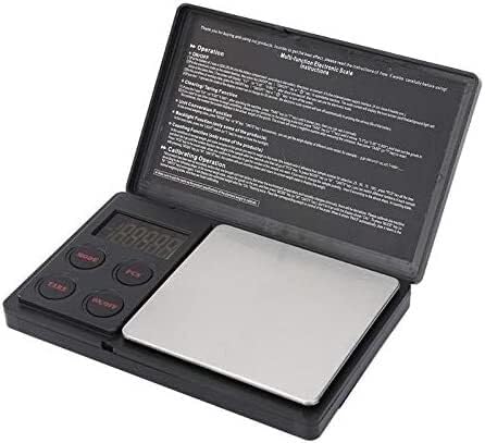 Electronic Multifunctional Weighing Scale,2kg/0.1g 500g/0.01g Digital Scale High Accuracy LCD Mini Pocket Scale Gram Weight Balance Kitchen Food Electronic Jewelry Scale Accurate(