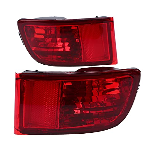 2 Peças Reflector De Pára Choques Traseiros Acolhedor De Faróis De Nevoeiro Para Toyota Land Cruiser
