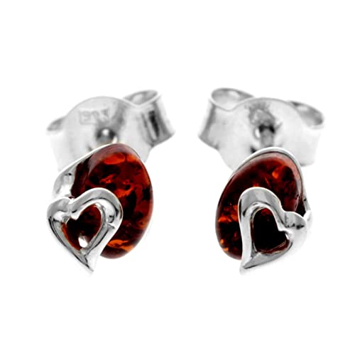 Boucles d'oreilles ambre argent 925/1000 femme SilverAmber 8479 authentique