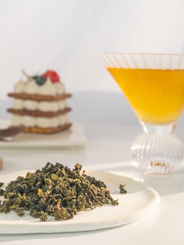 image for TeeLux White Peach Oolong Loose Leaf Tea, Peach Aroma & Slightly Sweet