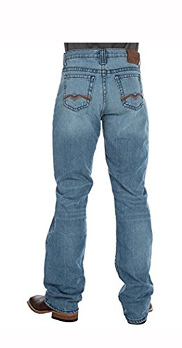 Image of Wrangler Men's 20X Competition Relaxed Fit Active Flex Thundercloud Wash Jeans