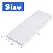 Elsjoy 6 Pack White Garage Wall Protectors, Garage Corner Edge Bumper Wall Foam Padding for Car Doors, Self Adhesive EVA Foam Pad for Parking Vehicle