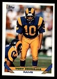 1993 Topps #641 Tony Zendejas Los Angeles Rams (Football Card) NM/MT Rams Nevada-Reno