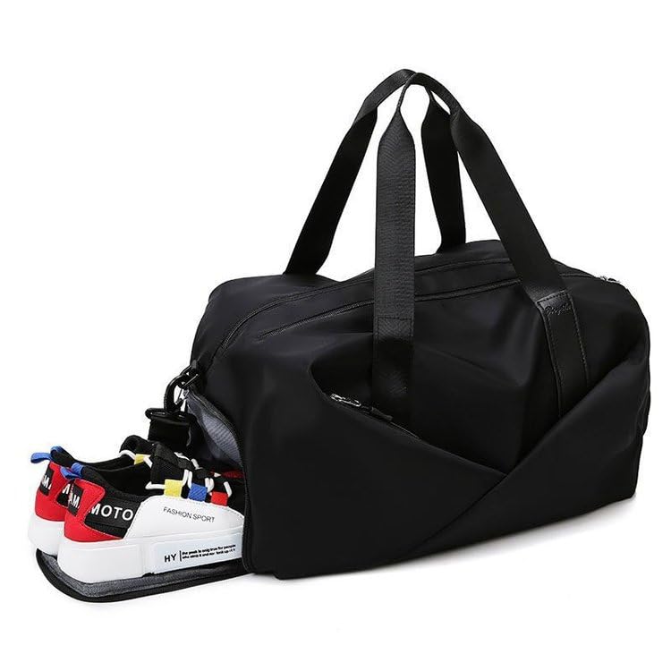 gym bag with shoe compartment