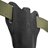 EDC Pouch Messerscheide Leder Ledertasche Messerholster Taschenmesser EDC Tasche Werkzeugtasche Holster Messer Tasche Messertasche Messeretui Gürteltasche für Klappmesser (schwarz)