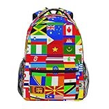 Mochilas escolares con diseño de caballo de flores, Viajar