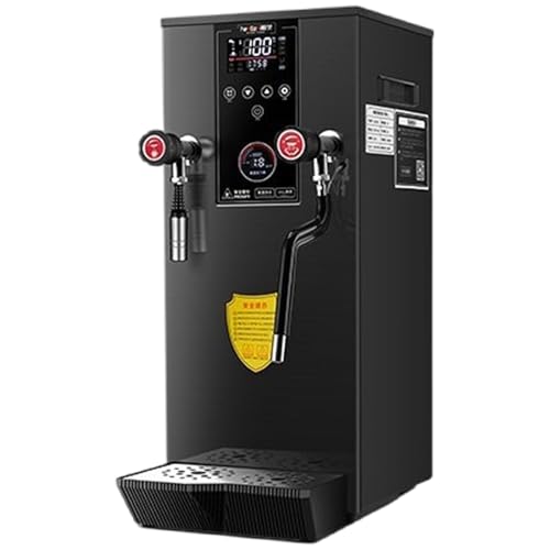 Máquina de vapor de ebullición automática con válvula 360° y espumador de leche de 12L 2