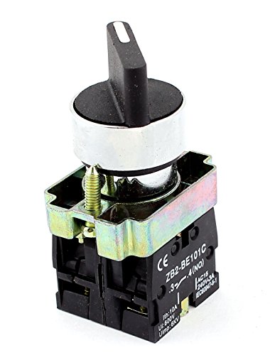 Uxcell 22Mm Latching 2 No Three 3-Position Rotary Selector Select Switch Zb2-Be101C #TOP3