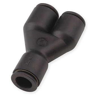 Legris 3140 06 08-LEGRIS Union Y Unequal, 6mm x 8mm, PK 10