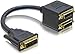 Produktbild Delock Adapter DVI-I (Dual Link) Stecker zu 2 x DVI-I (Dual Link) Buchse