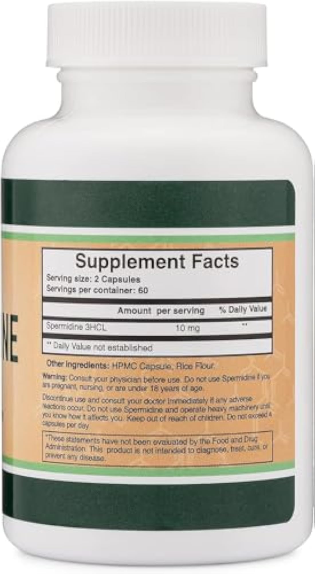 Spermidine Supplement, 120 Capsules