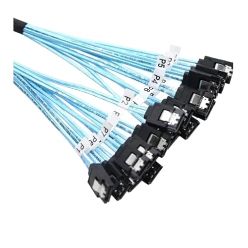Cable SATA profesional 90° 7Pin 6Gbps para NAS miniatura 3