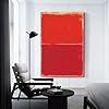 Mark Rothko《Red on Red》Print Poster Art Print Wall Photo Paint Hanging Picture Family Bedroom Decor 08x12inch(20x30cm) #2